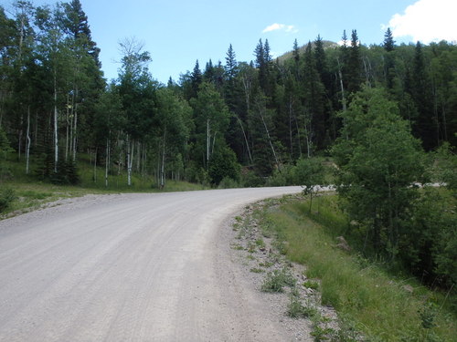 GDMBR: Climbing south on NF-250.